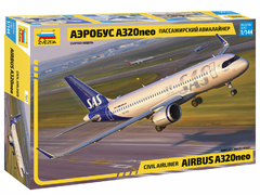 Kit Zvezda - Airbus A320-NEO - 1:144 - 07037