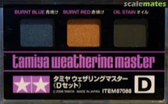 Tamiya - 87088 - Weathering Master D set - Burnt Blue, Burnt Red, Oil Stain - comprar online