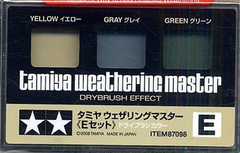 Tamiya - 87098 - Weathering Master E set - Yellow, Grey, Green - comprar online