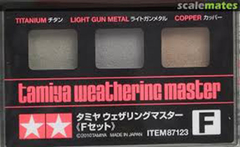 Tamiya - 87123 - Weathering Master F set - Titanium, Light Gun Metal, Copper - comprar online