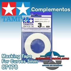 Tamiya - 87178 - Masking Tape for Curves 3 mm (Fita para curvas 3mm)