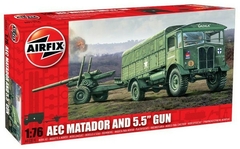 Airfix - AEC Matador & 5.5" Gun - 01314V - 1:76