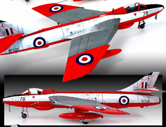 Academy - Raf & Export Hawker Hunter F.6/FGA.9 - 1:48 - loja online
