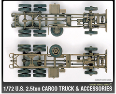 Academy - U.S. 25ton Cargo Truck & Accessories - 1:72 - loja online