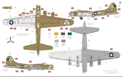 Airfix - Eighth Air Force Boeing B-17G & Bomber Re-Supply Set - 1:72 - ArtModel Modelismo