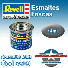 Tinta Esmalte Revell - 32109 - Antracite Matt (Email Color)