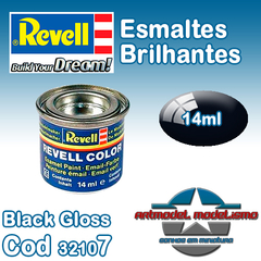 Tinta Esmalte Revell - 32107 - Black Gloss (Email Color)