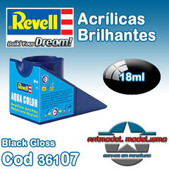 Tinta Acrílica Revell - 36107 - Black Gloss
