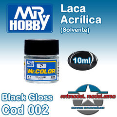 Mr Color - C02 - Black Gloss - MrHobby - Gunze