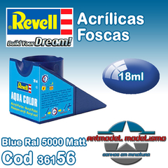 Tinta Acrílica Revell - 36156 - Blue Ral 5000 Matt