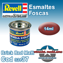 Tinta Esmalte Revell - 32137 - Brick Red Matt (Email Color)