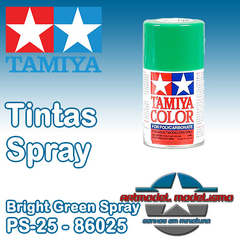 Tamiya - PS-25 - Bright Green Spray (Verde Brilhante) - 86025