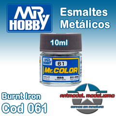 Tinta MrColor - 061 - Burnt Iron - Metal Queimado - Gunze
