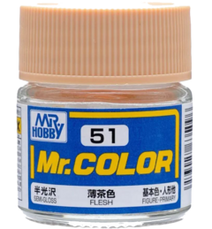 Mr Color - C51 - Flesh - Semi Gloss - Mrhobby - Gunze - comprar online