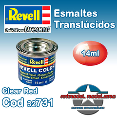 Tinta Esmalte Revell - 32731 - Clear Red (Email Color)