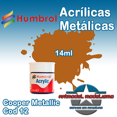 Humbrol Acrílica - 12 - Copper Metallic (Cobre) - 80527C