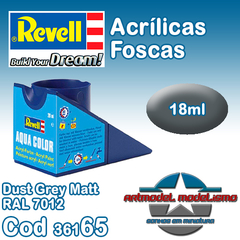 Tinta Acrílica Revell - 36177 - Dust Grey Matt RAL 7012