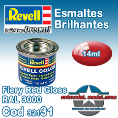 Tinta Esmalte Revell - 32131 - Fiery Red Gloss RAL 3000 (Email Color)