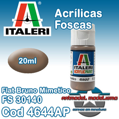 Tinta Acrílica Italeri - 4644AP - Flat Bruno Mimetico - FS30140