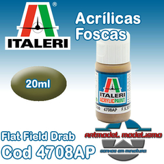 Tinta Acrílica Italeri - 4708AP - Flat Field Drab - FS30118