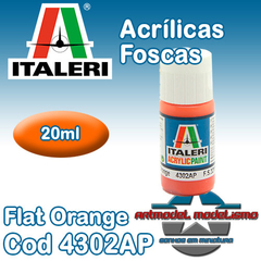 Tinta Acrílica Italeri - 4302AP - Flat Orange - FS32197