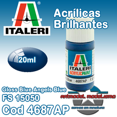 Acrílica Italeri - 4687AP - Gloss Blue Angels Blue - FS 15050