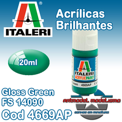 Tinta Acrílica Italeri - 4669AP - Gloss Green - FS14090