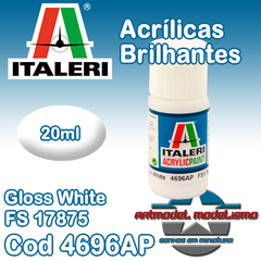 Tinta Acrílica Italeri - 4696AP - Gloss White - FS 17875