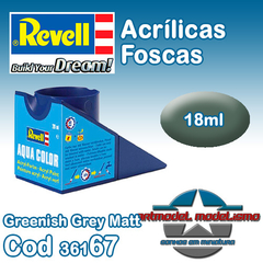 Tinta Acrílica Revell - 36167 - Greenish Grey Matt