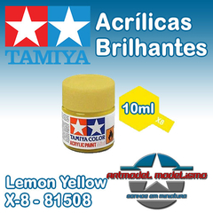 Tamiya - X-8 - Lemon Yellow Gloss (Amarelo Limão) - 81508