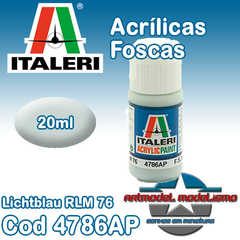 Tinta Acrílica Italeri - 4786AP - Lichtblau RLM 76 - FS36473