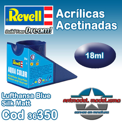 Tinta Acrílica Revell - 36350 - Lufthansa Blue Silk Matt