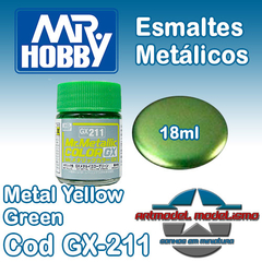 Mr Color Metallic - GX 211 - Metal Yellow Green - MrHobby