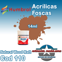 Humbrol Acrílica - 110 - Natural Wood Matt (Madeira) - 101727C