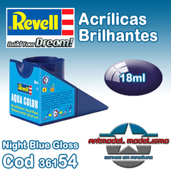 Tinta Acrílica Revell - 36154 - Night Blue Gloss