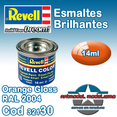 Tinta Esmalte Revell - 32130 - Orange Gloss RAL 2004 (Email Color)