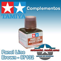 Tamiya - 87132 - Panel Line Accent Color - Brown