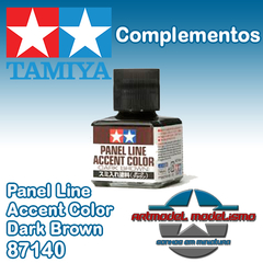 Tamiya - Panel Line Accent Color Dark Brown - 87140