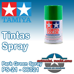 Tamiya - PS-21 - Park Green Spray (Verde) - 86021