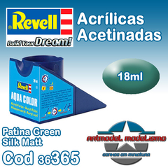 Tinta Acrílica Revell - 36365 - Patina Green Silk Matt