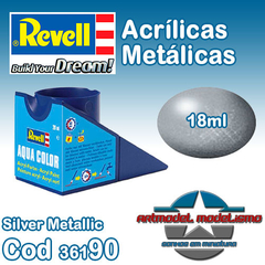 Tinta Acrílica Revell - 36190 - Silver Metallic