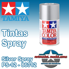 Tamiya - PS-12 - Silver Spray (Prata) - 86012