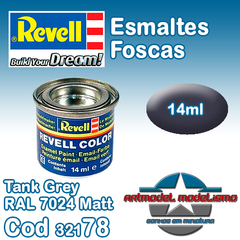 Tinta Esmalte Revell - 32178 - Tank Grey RAL 7024 Matt (Email Color)