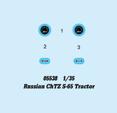 Trumpeter - Russian ChTZ S-65 Tractor - 05538 - 1:35 - comprar online