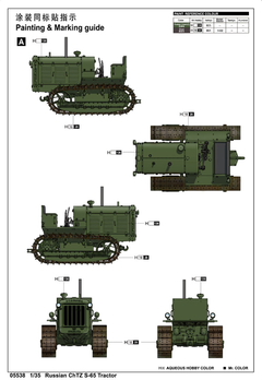 Trumpeter - Russian ChTZ S-65 Tractor - 05538 - 1:35 na internet