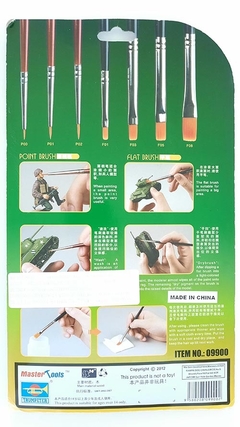 Master Tools - 9900 - Modelling Brushes (7 Brushes) - Pincéis - comprar online