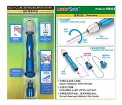 Master Tools - 9961 - High Quality Micro Hand Drill - Mini Furadeira - comprar online