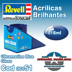 Tinta Acrílica Revell - 36151 - Ultramarine Blue Gloss