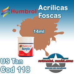 Humbrol Acrílica - 118 - US Tan Matt - 13522C