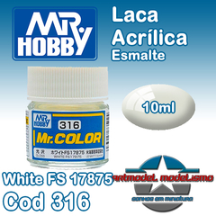 MrColor - 316 - White Gloss FS 17875 - MrHobby - Gunze